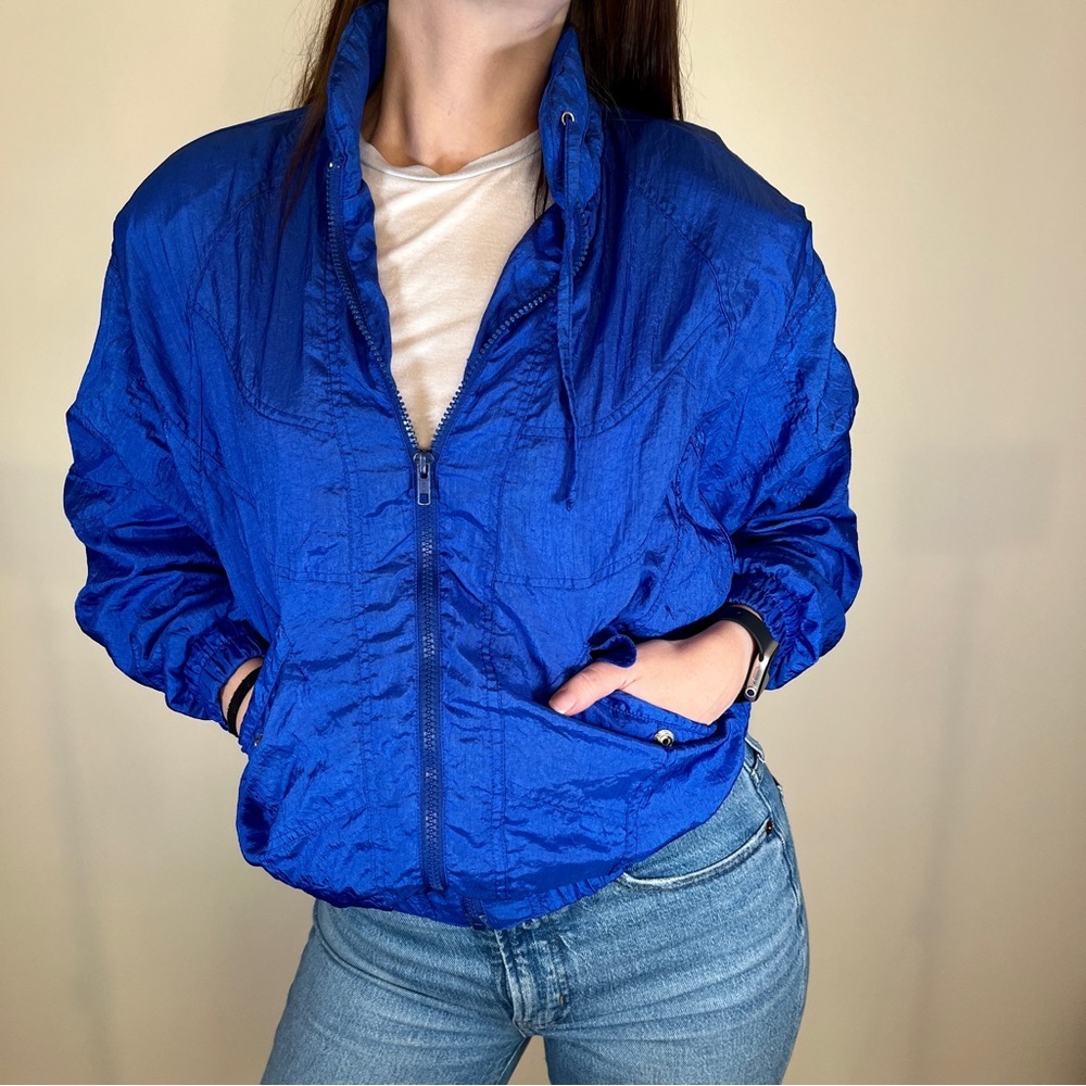 Vintage Clipper Bay Blue Windbreaker Jacket